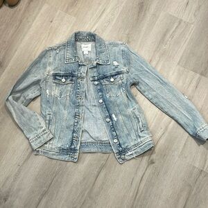 Distressed Old Navy Denim Jacket